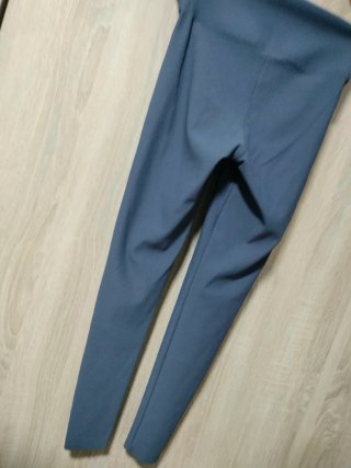 Mallas fitness deportivas azul leggins