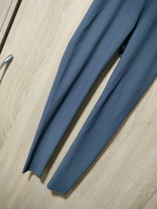 Mallas fitness deportivas azul leggins