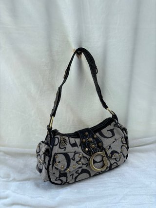 Bolso de hombro vintage estampado retro
