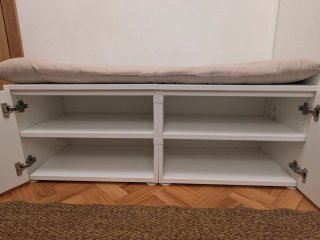Conjunto Banco y Armario Recibidor IKEA