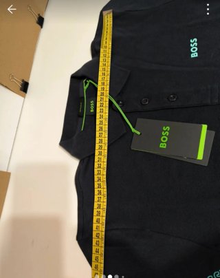 Polo Boss Negro Talla S