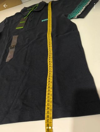 Polo Boss Negro Talla S
