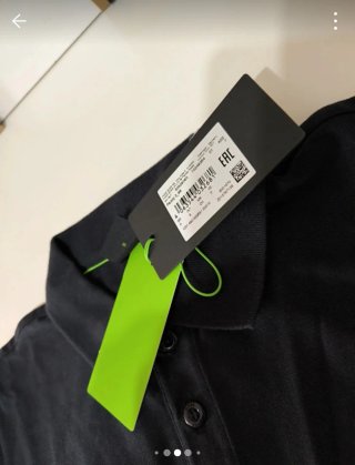 Polo Boss Negro Talla S