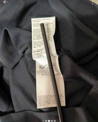 Polo Boss Negro Talla S