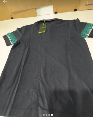 Polo Boss Negro Talla S