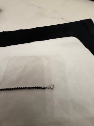 Bracciale tennis con zirconi neri