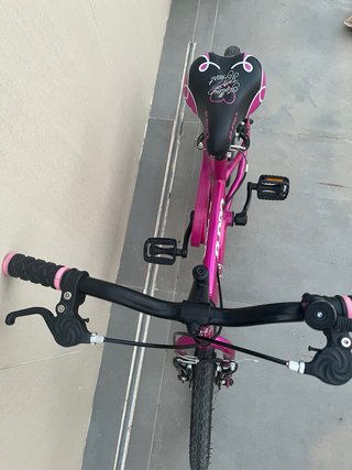 Bicicleta infantil B-PRO 16 rosa