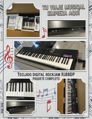 Tastierino Digitale Rockjam RJ88DP 88 Tasti