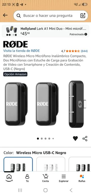 !A ESTRENAR! RØDE Wireless Micro Micrófono USB-C