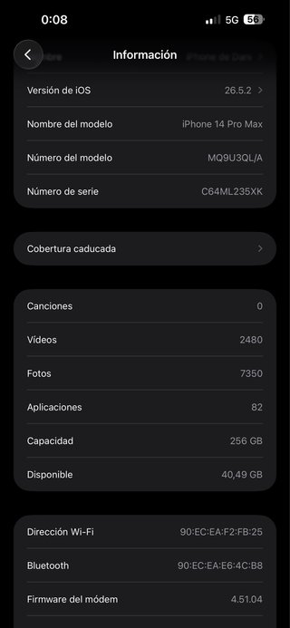 iPhone 14 Pro Max 256GB Space Gray