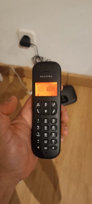 Teléfono Inalámbrico Alcatel Negro