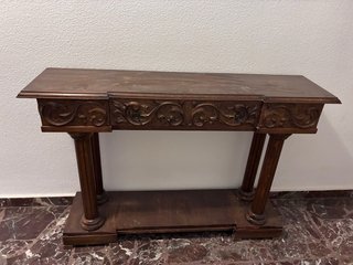 Consola Castellana Madera Tallada