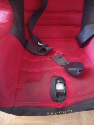 Silla coche Ferrari roja