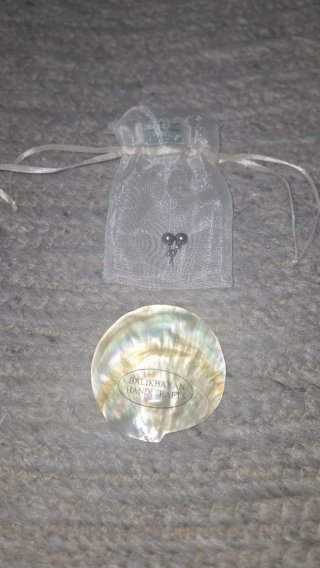 Pendientes de perlas grises filipinas