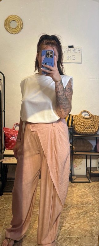 Pantalón Zara rosa talla única