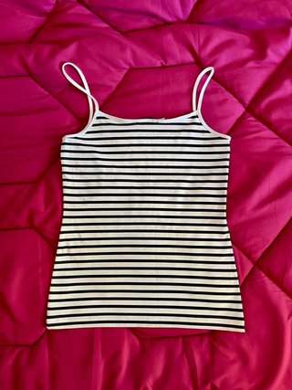 Top de rayas blanco y negro | Talla S