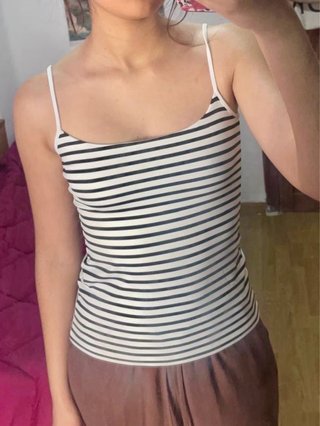 Top de rayas blanco y negro | Talla S