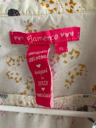 Camisa Mariposas Talla M.
