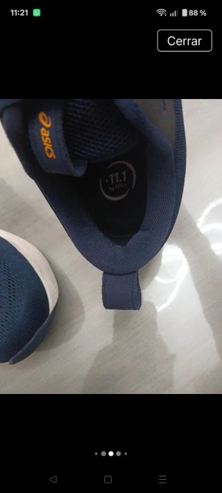Zapatillas Asics Azul y naranja