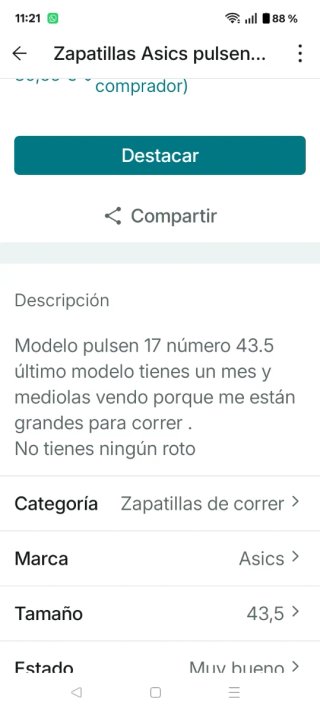 Zapatillas Asics Azul y naranja