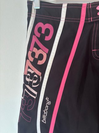 Bañador Billabong Talla 36 Negro/Rosa