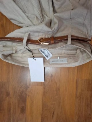 Bermuda Zara Lino Talla S