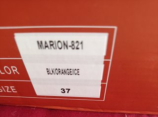 Mocasines plataforma negros y naranjas 37 de 110€