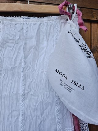 Falda Charo Ruiz Ibiza Blanca + Top