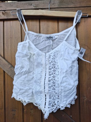 Falda Charo Ruiz Ibiza Blanca + Top