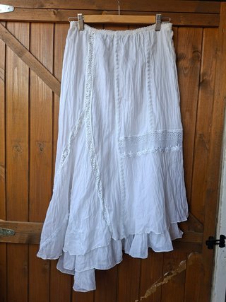 Falda Charo Ruiz Ibiza Blanca + Top
