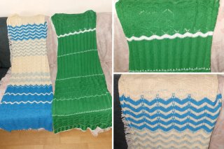 Lote 2 vestidos playeros de punto