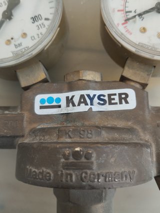 Regulador Presión Argón Kayser ISO 517