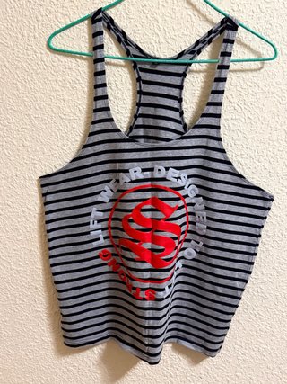 Camiseta de tirantes a rayas
