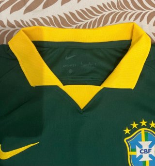 Polo Nike Brasil Talla L Verde