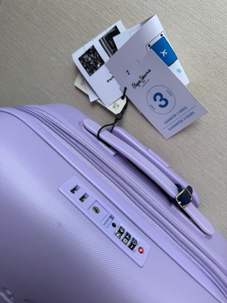 Maleta Pepe Jeans Morada 55cm Rígida