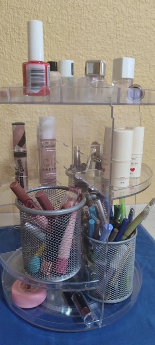 ORGANIZADOR  GIRATORIO  DE COSMÉTICA Y MAQUILLAJE