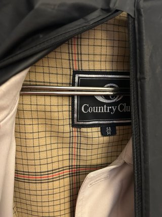 Gabardina Country Club Beige Talla M