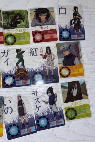 Lote 18 Lamincards Naruto Edibas (2000s)