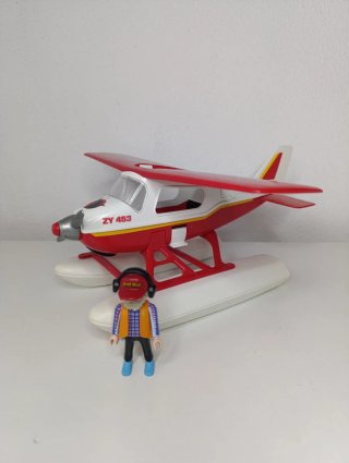 Playmobil 3866 Hidroavión con Figura