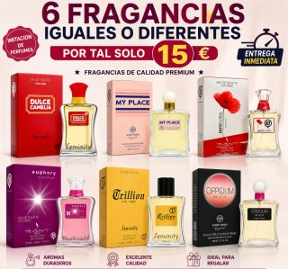 Lote 6 Fragancias Sensinity 15€