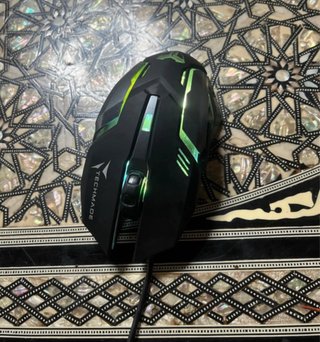 Mouse Gaming TECHMADE Nero/Blu