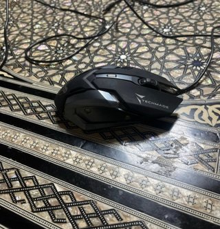 Mouse Gaming TECHMADE Nero/Blu
