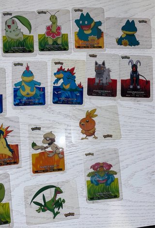 Lote 60 Lamincards Pokémon Edibas