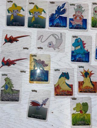 Lote 60 Lamincards Pokémon Edibas