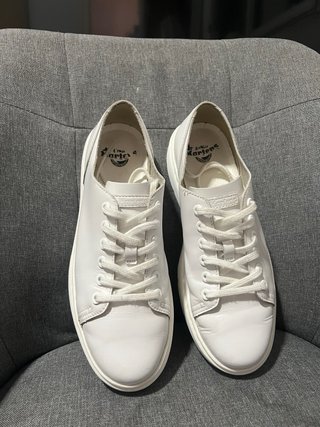 Zapatillas Dr. Martens piel blancas