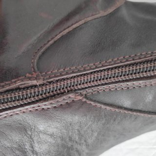 Botas altas de piel marrones