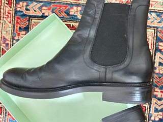 Stivaletti in pelle uomo neri