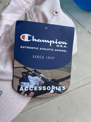 Gorra Champion Rosa Vintage