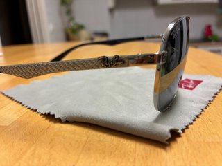 Gafas de sol Ray-Ban plata y negro
