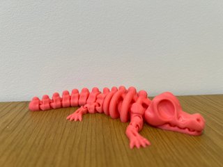 Crocodilo Impressão 3D